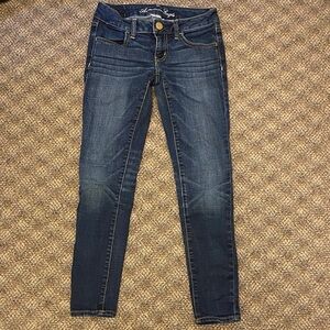 American Eagle Outfitters Dark Blue Jeggings